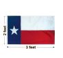 2'x3' Texas Nylon Outdoor Flag